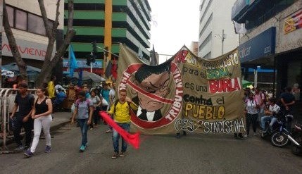 La protesta en Cali.