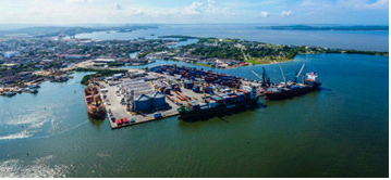 Panorámica de la terminal de Compas en Cartagena.